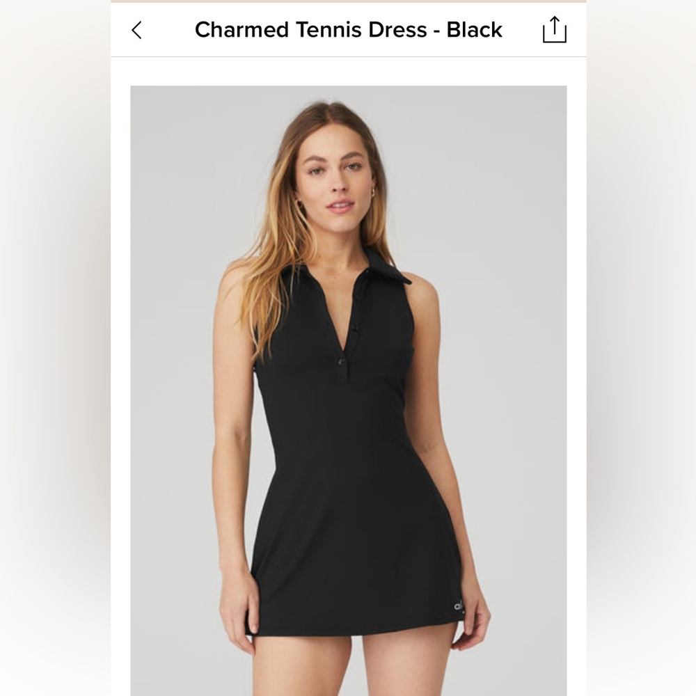 NWT Alo Charmed tennis dress
